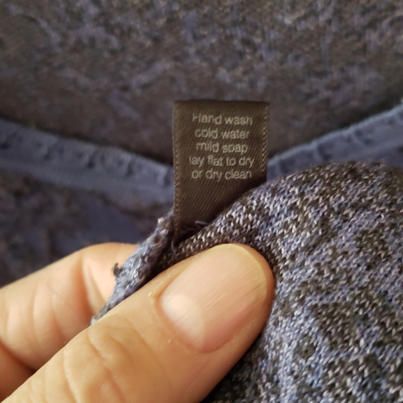 Peruvian Collection sheath knit midi blue dress - Picture 6 of 10